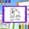 cartoon coloring book