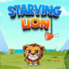 starving lion
