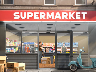 Supermarkt-Manager-Simulator